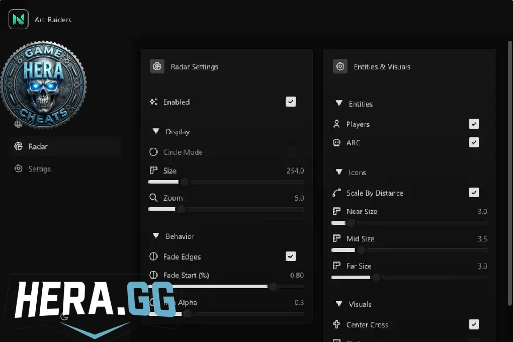 arc raiders hack menu
