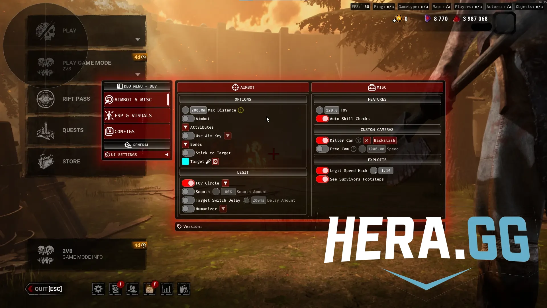 DBD Aimbot and Cheat Comparison